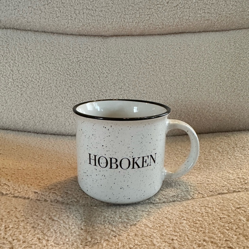 Hoboken White Speckled Mug
